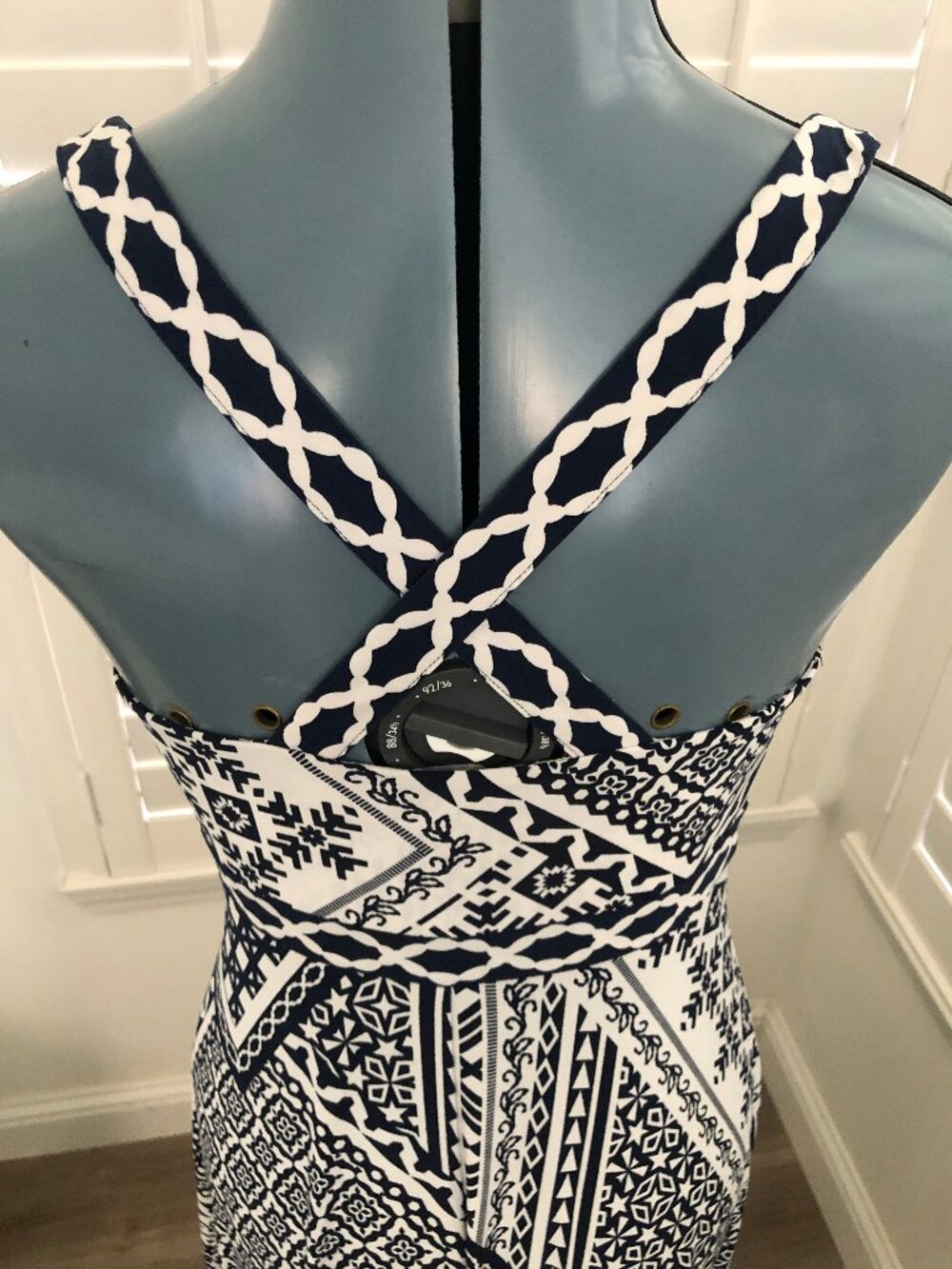 INC International Concepts High Low Stretchy Summer Scarf Style Dress, Size 2 - Picture 6 of 8